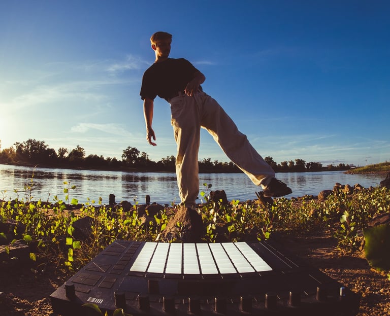 Dante with Ableton Push Controller Press Photo