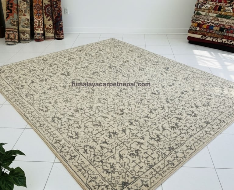 Custom bespoke handmade rugs crafted in Nepal – abstract design-Himalaya Carpet Industries