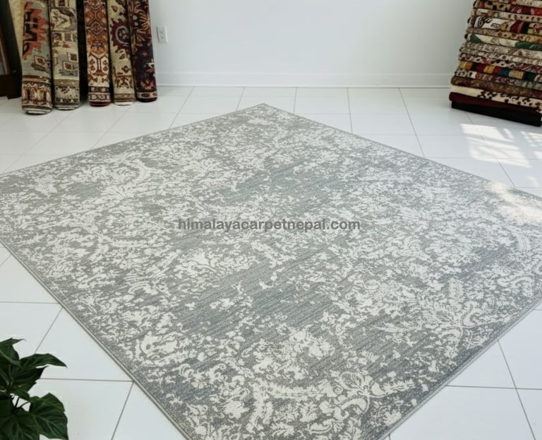 Custom bespoke handmade rugs crafted in Nepal – abstract design-Himalaya Carpet Industries