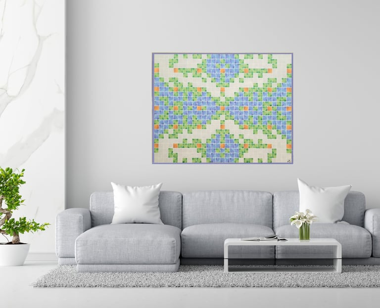 Composicion 904, en el salon