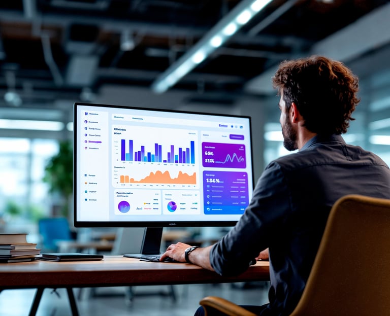 Digital marketing team working on performance marketing strategies