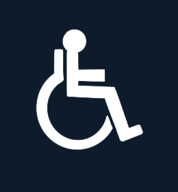 An icon representing mobility disability