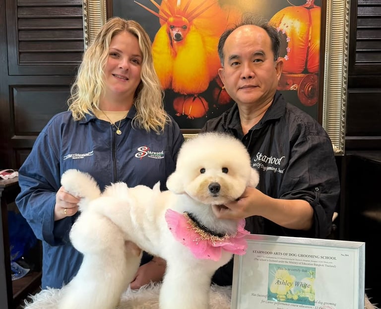 Ashley completed the course at Starwood