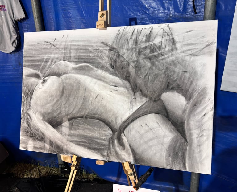 original art by cairns artist adam clancy