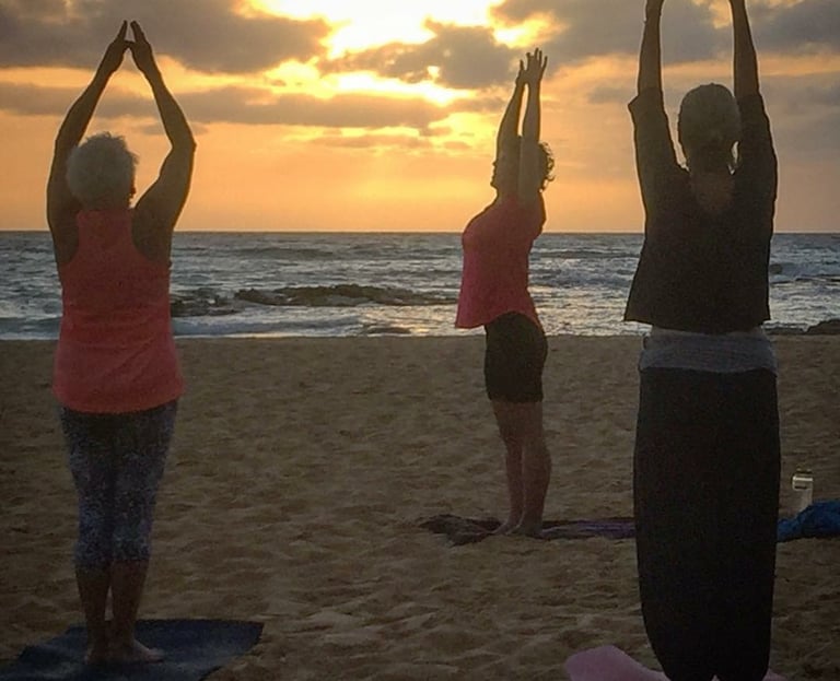 Fiona Teaching At Sunrise