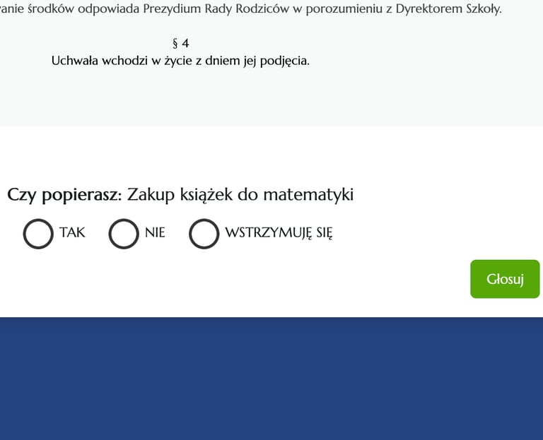 oddaj swój głos