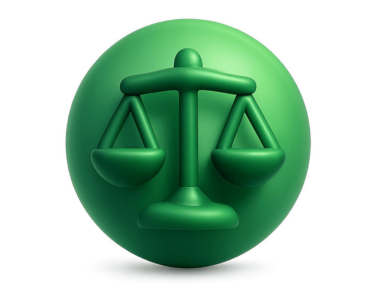 A green icon with the law levels for a tampa bay commercial real estate website