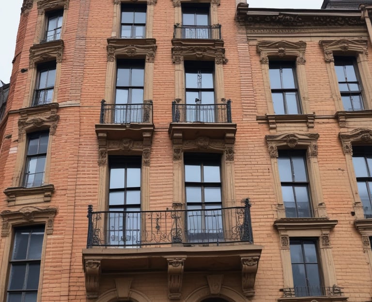 A row of beach huts sitting on top of a sandy beach