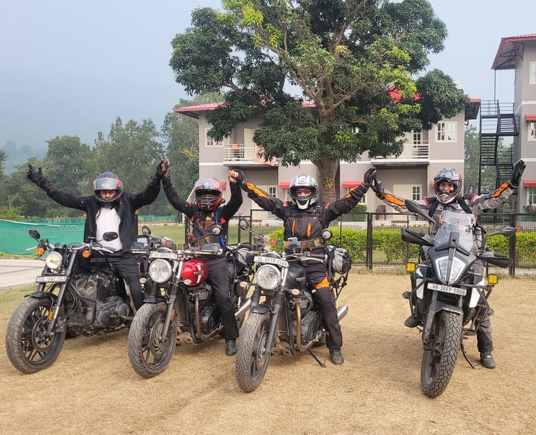 Riders at Green Acres Homestay