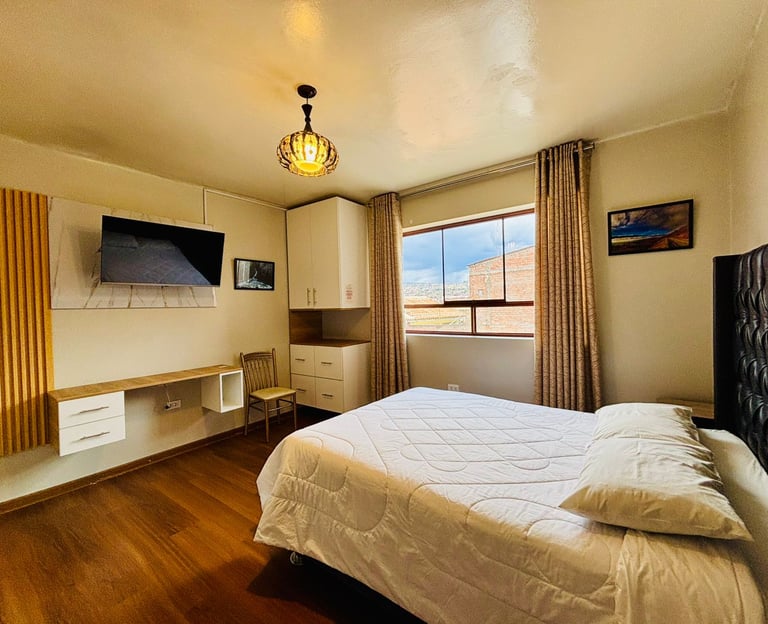 HABITACION MATRIMONIAL CON BAÑO PROPIO