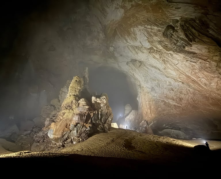 Hopes and dreams stalagmite, hang son doong cave, Ke bang national park, Vietnam