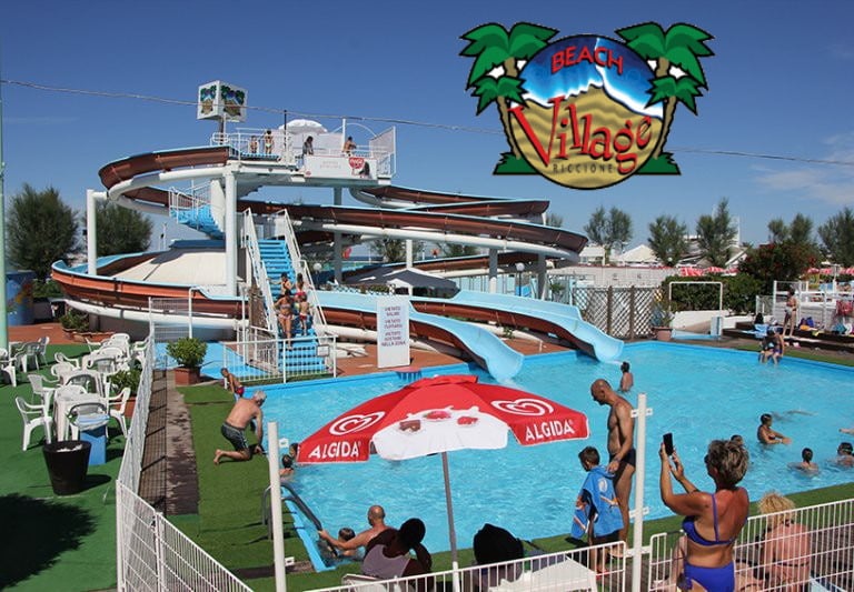 Beach Village Riccione, parco acquatico vicino al mare