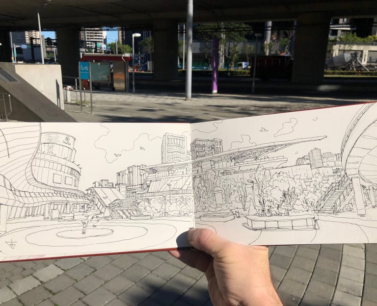 City Sketchbook by Evgeny Bondarenko Taiwan