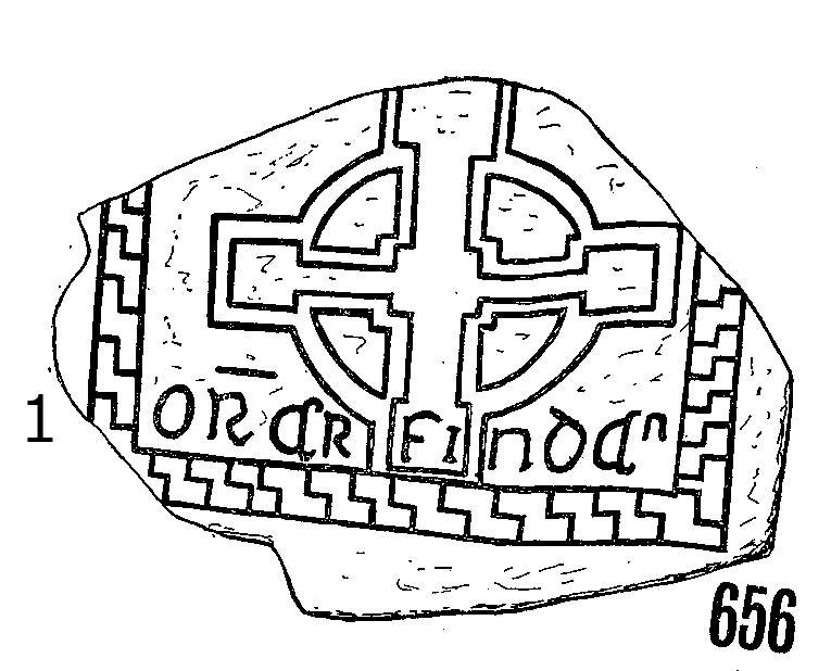 Clonmacnois Runestone 656 - Barony of Garrycastle, County of Offally, Ireland