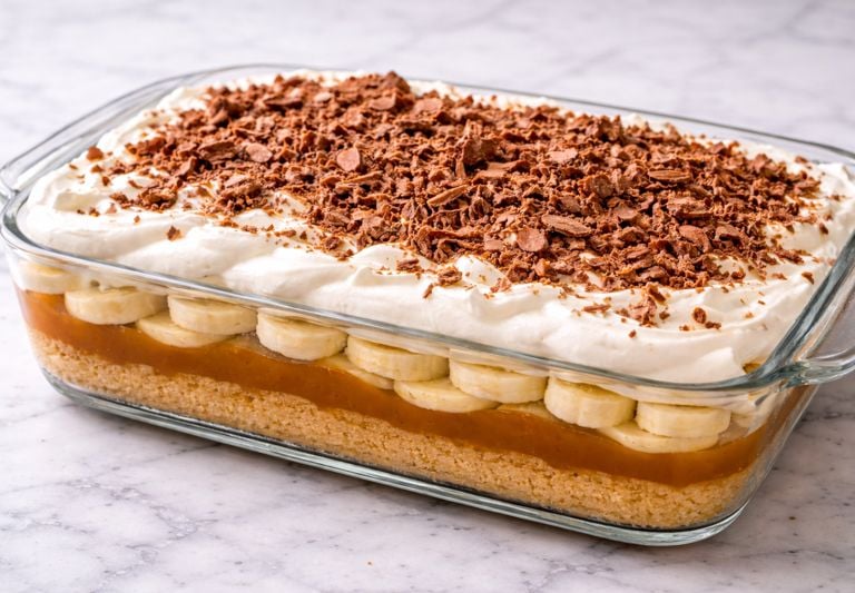 Easy banoffee pie dessert