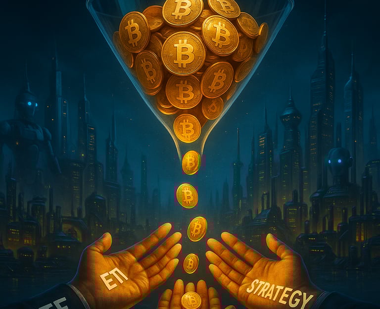 Rareté structurelle du Bitcoin : entonnoir institutionnel, accumulation et raréfaction de l’offre ci