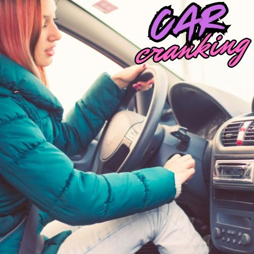 Frau im Auto