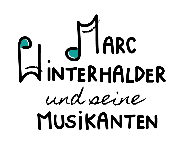 Logo weiß von Marc Winterhalder und seine Musikanten