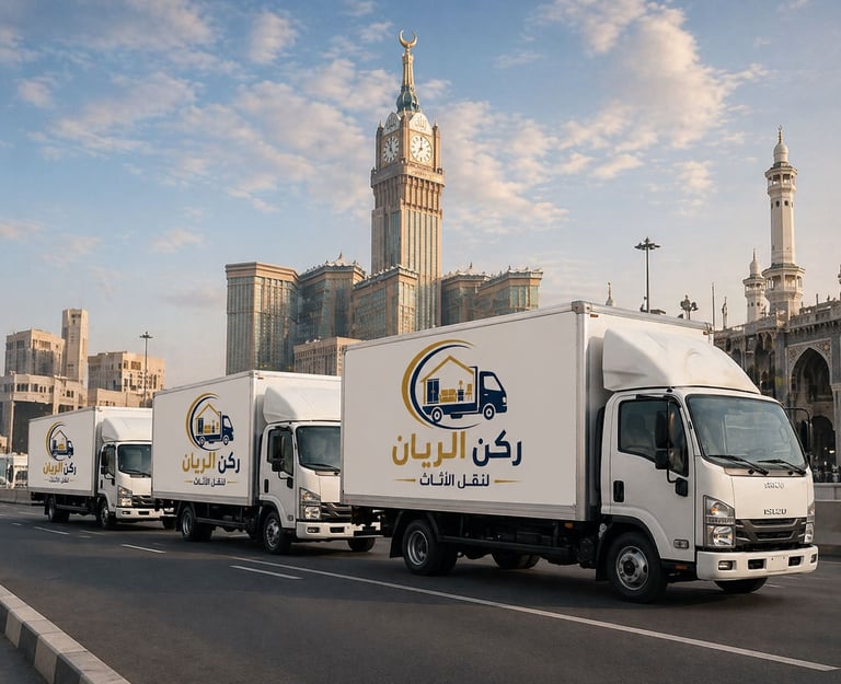 أفضل شركة نقل عفش بالمدينة المنورة مع الفك والتركيب والتغليف بأسعار تنافسية 2026 | ركن الريان