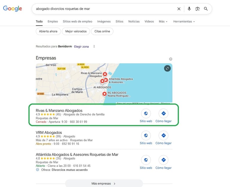 agencia seo local para abogados