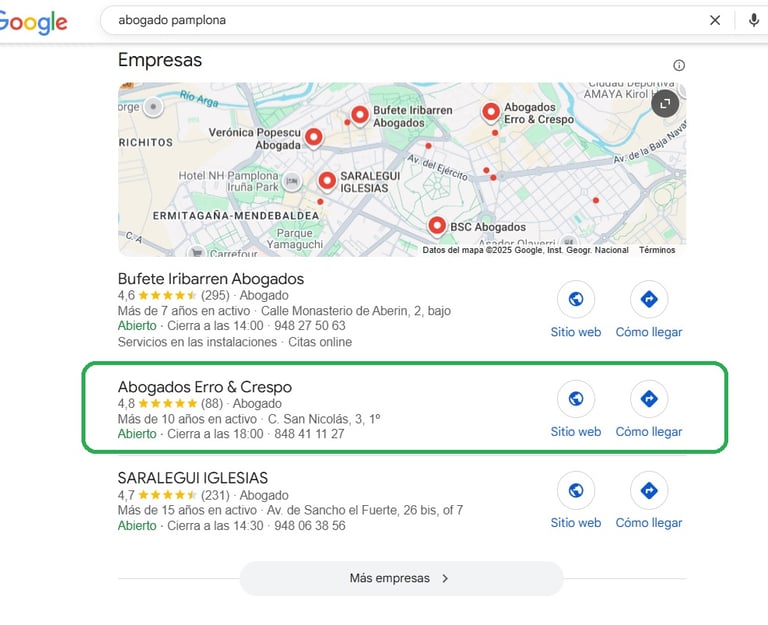 posicionamiento abogados pamplona