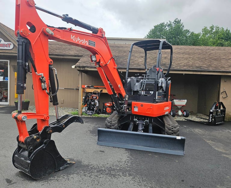 1 of 2  kubota mini excavators