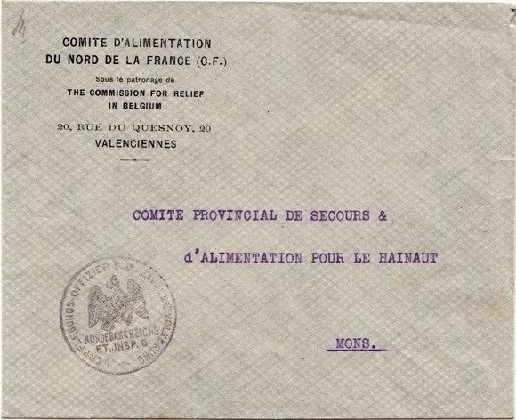Verpflegungsoffizier f. d. Zivilverwaltung Nordfrankreichs