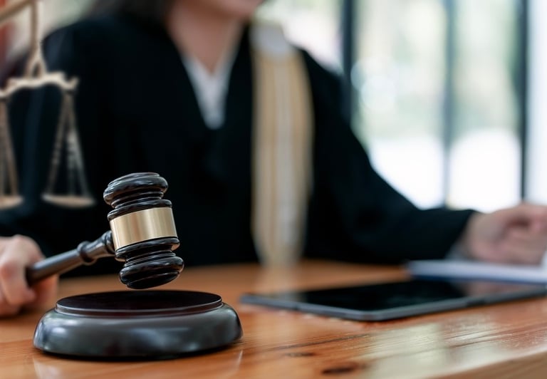 judge with gavel