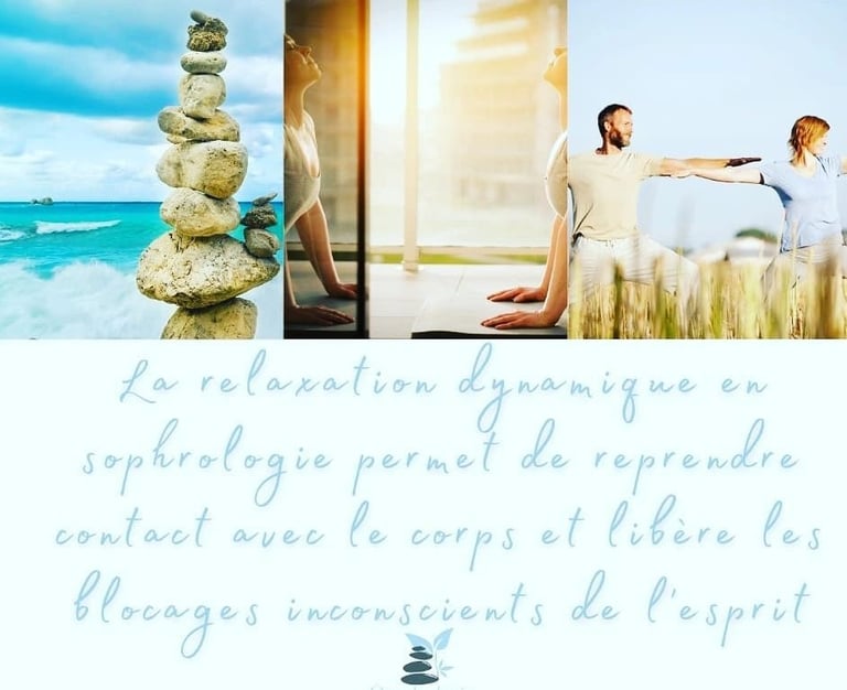 a woman on a rock formation a man  a stone stack