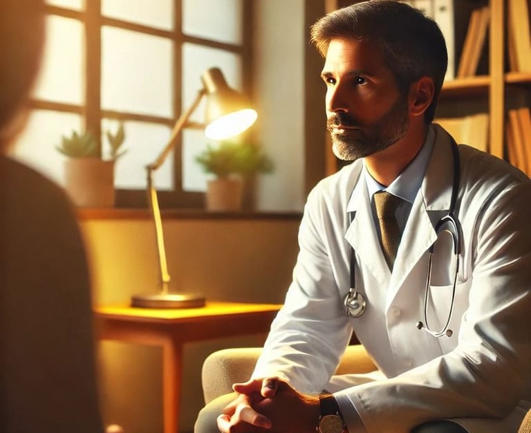a man in a lab coat and a doctor's coat