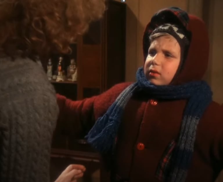 A Christmas Story: Randy Can't Move his Arms!