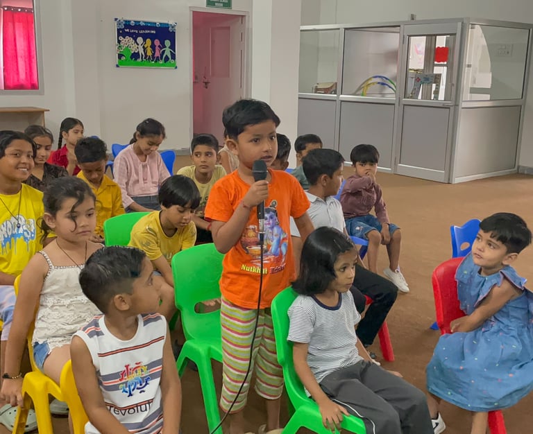 International Delhi Public School Jhabrera Students Takes Part In Introduction Activity