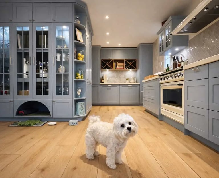 réalisation cuisine à cadre Cabourg Baïa Home