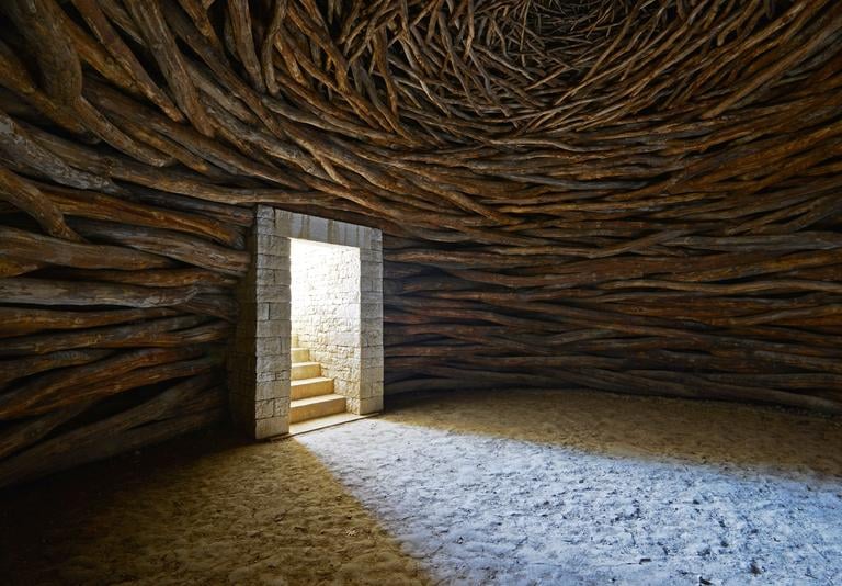 instalação Andy Goldsworthy