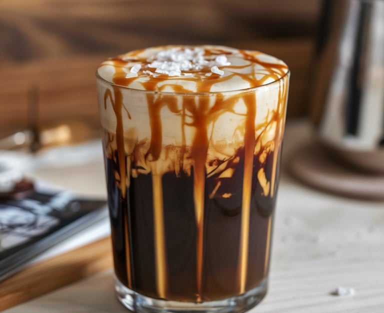 Salted Caramel Cold Foam Cold Brew