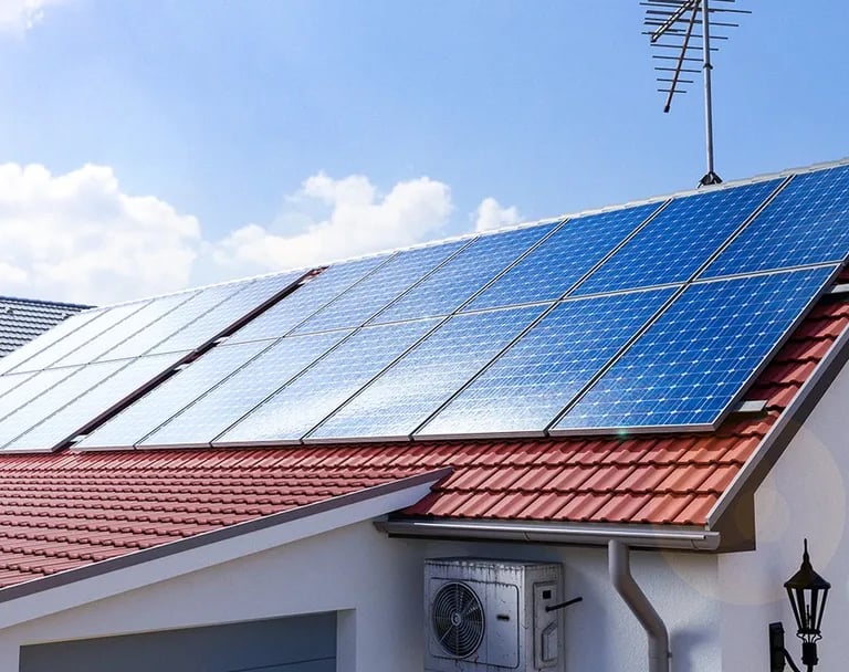 imagem de painel solar