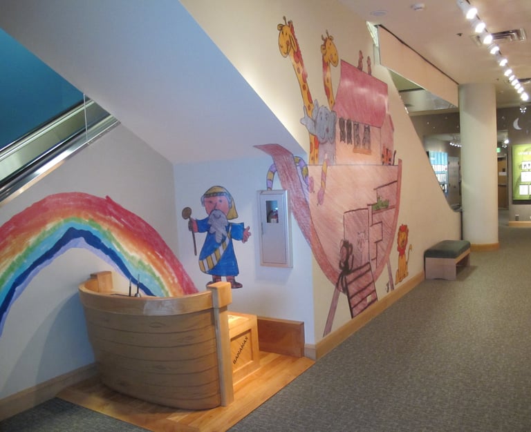 Children's Friend "Noah's Art" Exhibit—Post-Built Photograph