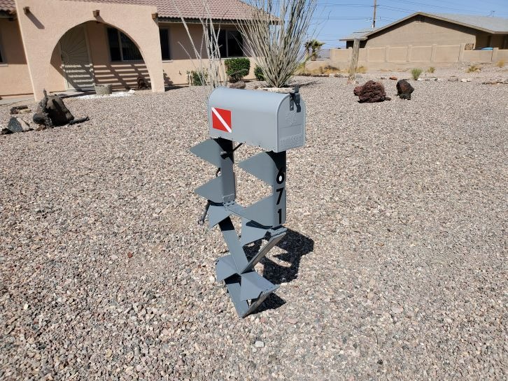 Anchor Grey Mailbox Lake Havasu City AZ