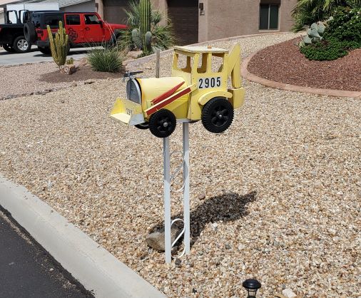 Backhoe Mailbox Lake Havasu City AZ