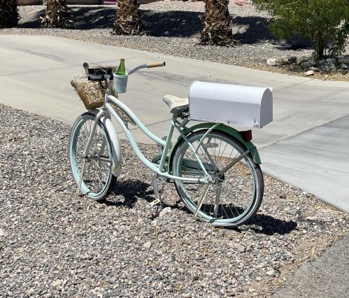 Bicycle Mailbox Lake Havasu City AZ