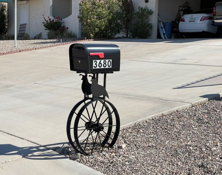 Birds Wheel Mailbox Lake Havasu City AZ