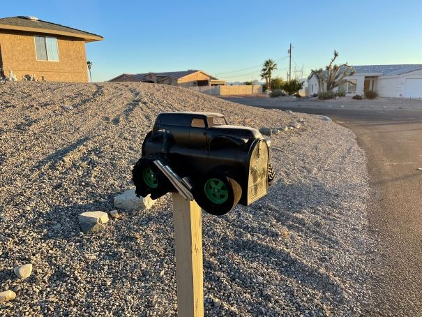 Black Car Mailbox Lake Havasu City AZ