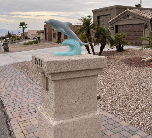Dolphin Mailbox Lake Havasu City AZ