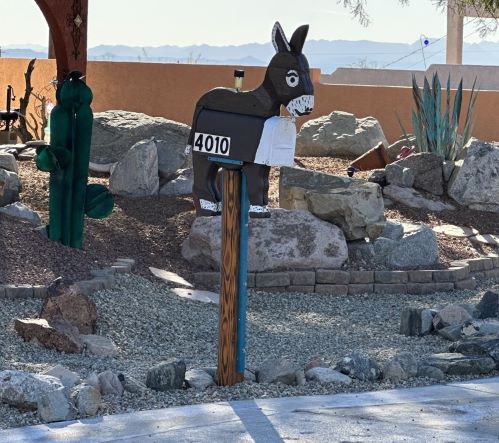 Donkey Mailbox Lake Havasu City AZ