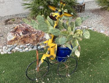 Giraffe Bicycle Planter Landscaping Lake Havasu City AZ