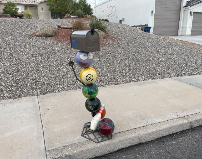 Pool Balls Mailbox Lake Havasu City AZ