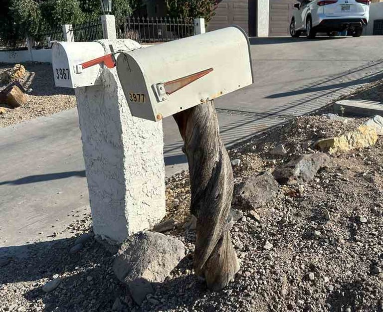 Stump Mailbox Lake Havasu City AZ