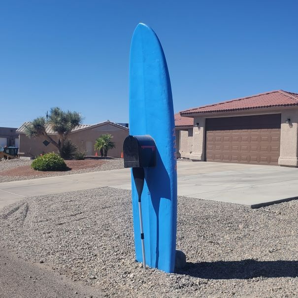 Surf Board Mailbox Lake Havasu City AZ