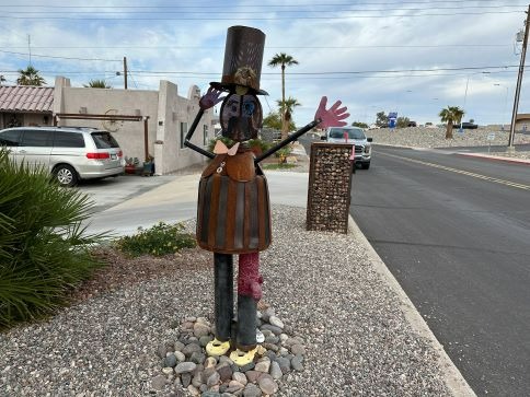 Wire Man Waving Landscaping Lake Havasu City AZ