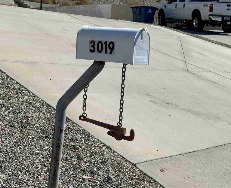 Wrench Mailbox Lake Havasu City AZ